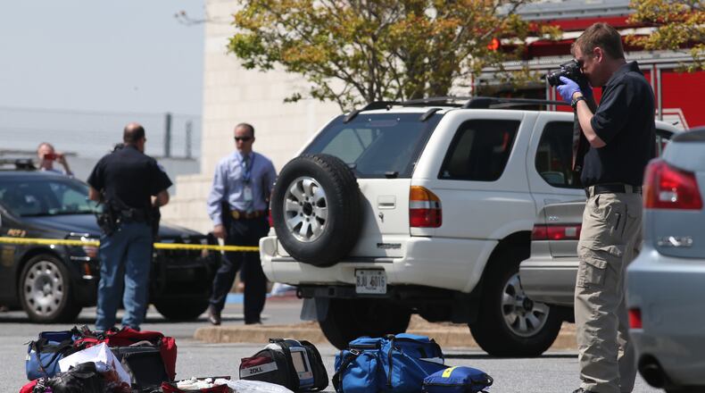 A shooting Monday outside Cumberland Mall injured at least one person, police said. The shooting happened in the mall parking lot at about 2:20 p.m.