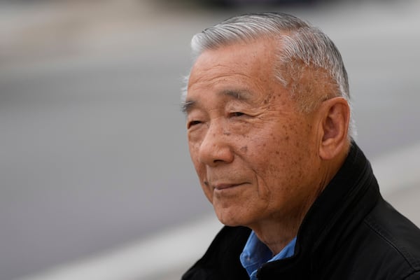 William Fong poses for photos in San Francisco, Wednesday, April 23, 2025. (AP Photo/Jeff Chiu)