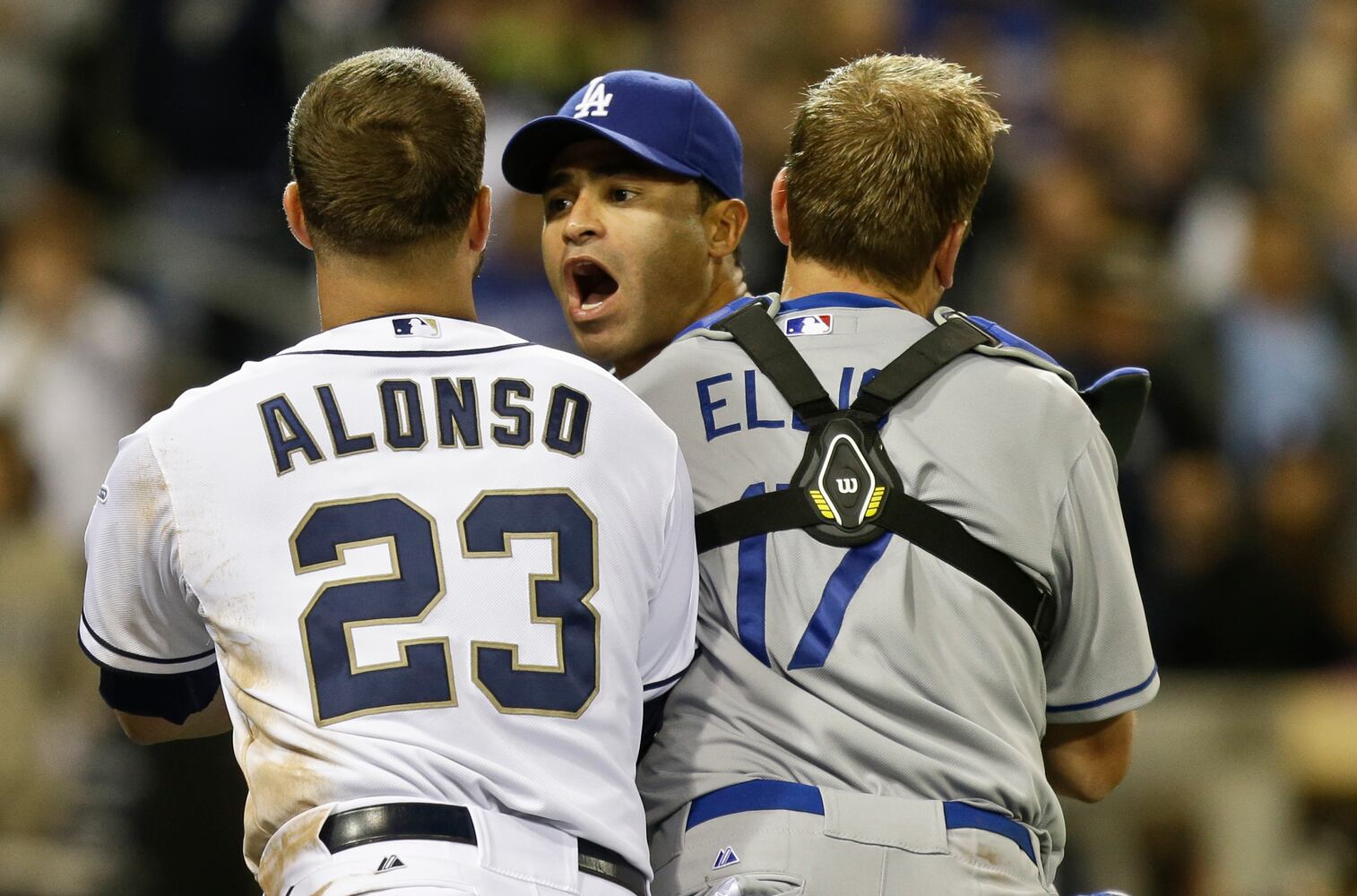 Field fight spills over after game