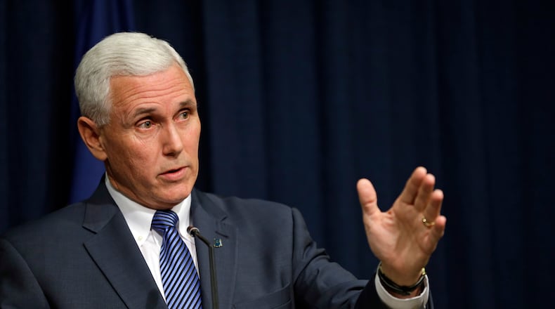 Indiana Gov. Mike Pence. (AP Photo/Michael Conroy) Indiana Gov. Mike Pence. AP/Michael Conroy