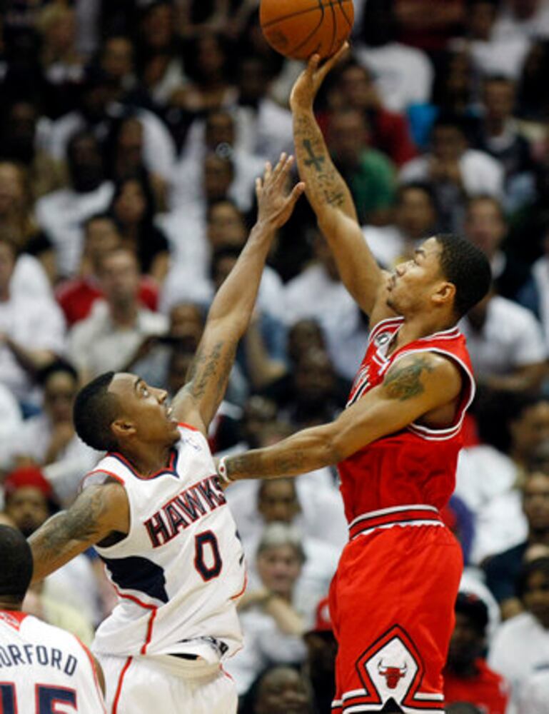 NBA Playoffs: Bulls at Hawks, Game 6