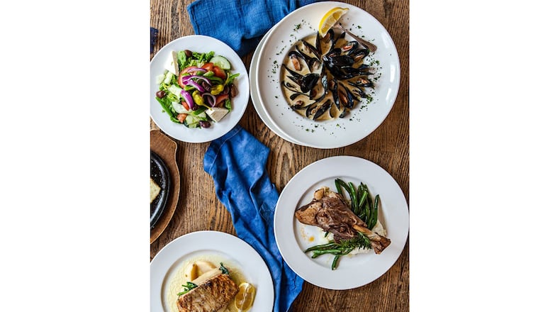 Dishes from the menu of Taverna Plaka. / Courtesy of Taverna Plaka