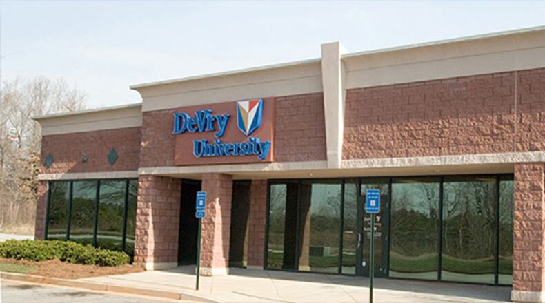 DeVry operates five campuses in Georgia, including this one in Stockbridge.