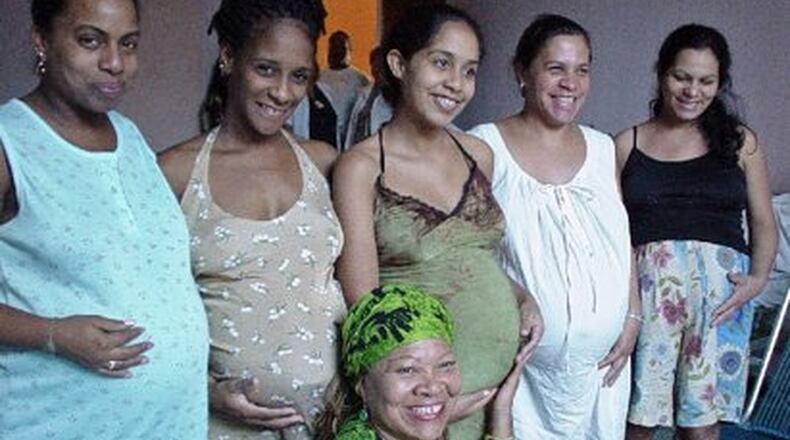 Kathryn Hall-Trujillo visits with expectant mothers in one of Cuba’s maternity homes, credited with improving infant health in the country. The homes, which house women with high-risk pregnancies, are staffed with an around-the-clock nurse. There are approximately 209 maternity homes throughout Cuba, one per each municipality. Contributed by Arnold Trujillo