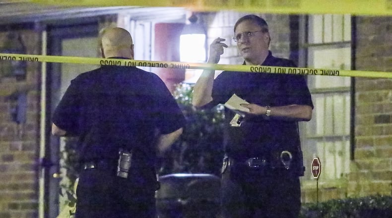 A deadly shooting left one man dead Monday in DeKalb County. JOHN SPINK / JSPINK@AJC.COM