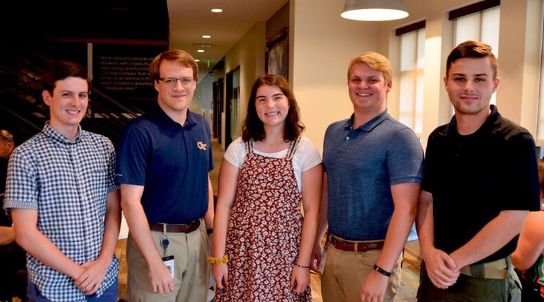 Milton invites college students and recent high school graduates to apply for paid summer internships with city government (shown are the summer 2019 interns). Applications are due by March 9. CITY OF MILTON