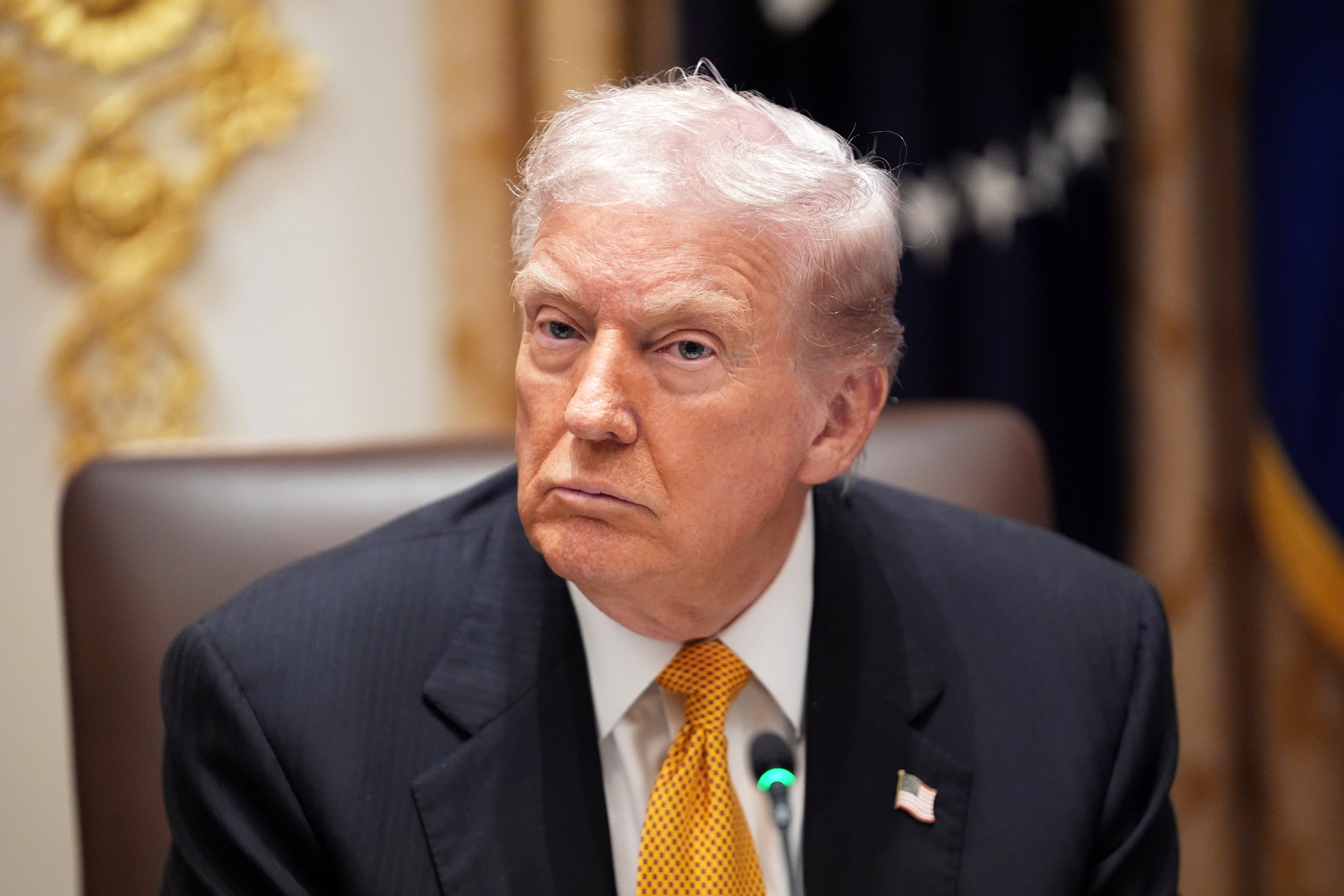 President Donald Trump spoke out Monday about the recent criticism of him from U.S. Rep. Marjorie Taylor Greene, R-Rome. (Evan Vucci/AP)