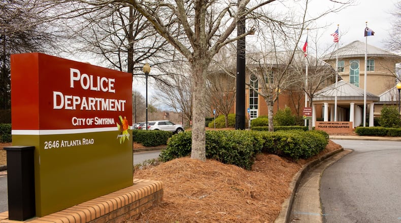 The Smyrna Police Headquarters in Smyrna, Georgia, on Wednesday, February 26, 2020. (Photo/Rebecca Wright for the AJC)