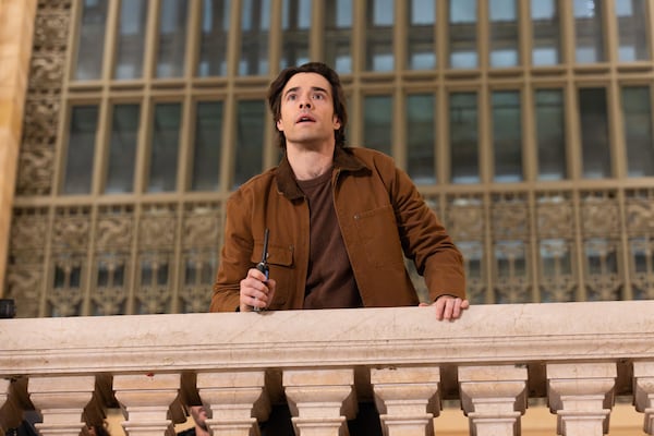 Corey Cott as Detective Jake Griffin got to chase a perp through Grand Central Station in Manhattan during an episode of "Law & Order: SVU" that aired Thursday, March 5, 2026. (Will Hart/NBC)