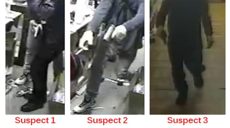 Gwinnett County Police are looking for three suspects after an attempted armed robbery in unincorporated Tucker. The clerk at the store was shot four times, including two times in the head.