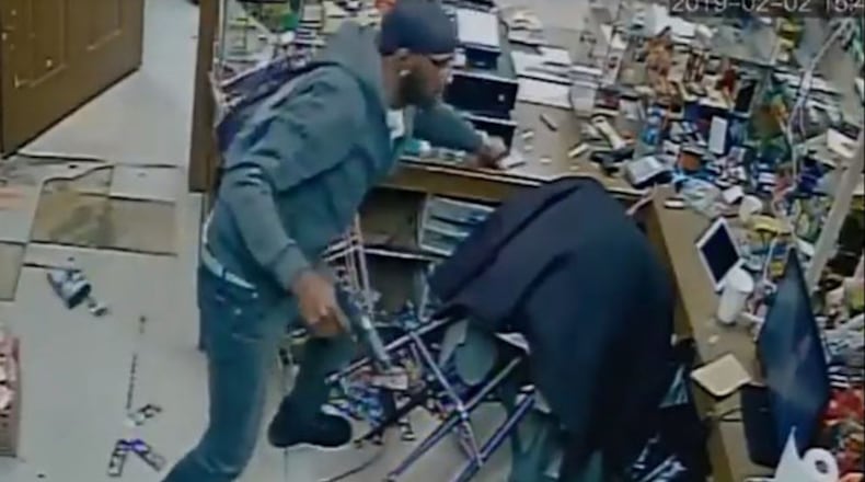 Police say this man robbed a convenience store worker, shot him and stole money from the store’s cash register.