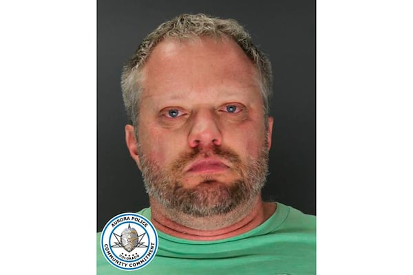 FILE - This undated booking photo provided by the Aurora, Colo., Police Department shows James Craig. (Aurora Police Department via AP, File)