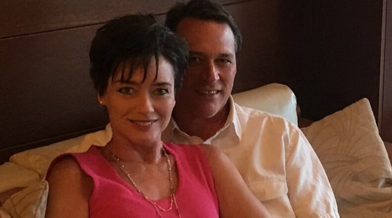 Barb Howell was down to 140 pounds when this photo was taken in May 2017. She is photographed with Steve, her husband of 25 years. CONTRIBUTED