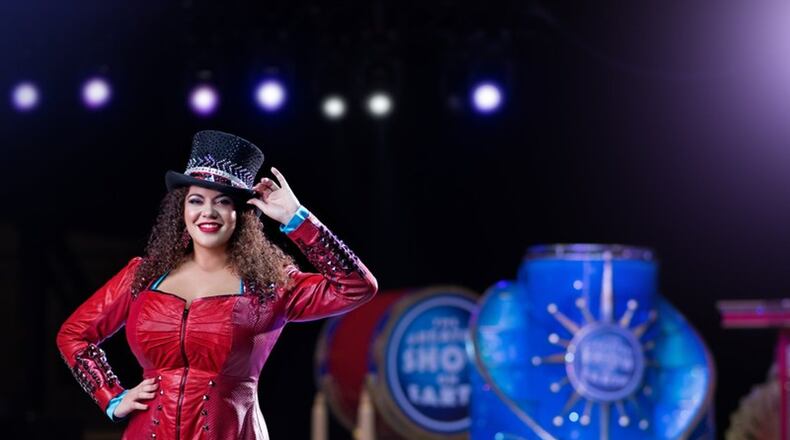 Kristen Michelle Wilson has joined Ringling Bros. and Barnum & Bailey Presents Circus Xtreme and become the first-ever female ringmaster in the circus’s 146-year history. CONTRIBUTED BY FELD ENTERTAINMENT