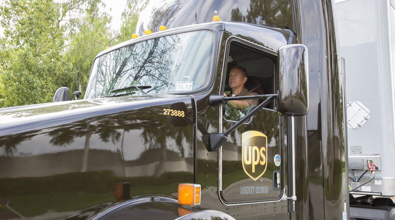 UPS Natural Gas Tractor