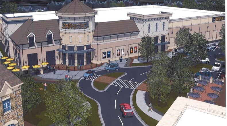 Peachtree Corners’ Town Center development will have a dine-in movie theater and multiple shops and restaurants.