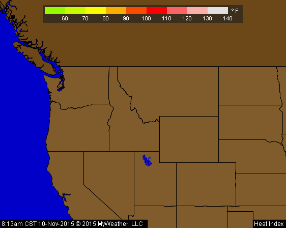 Northwest Heat Index Loop
