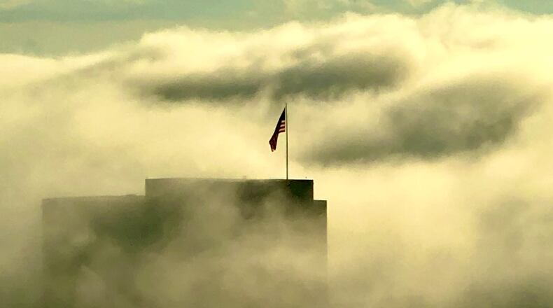 Paul Marshall shared this photo looking from Galleria Parkway east across I-75.