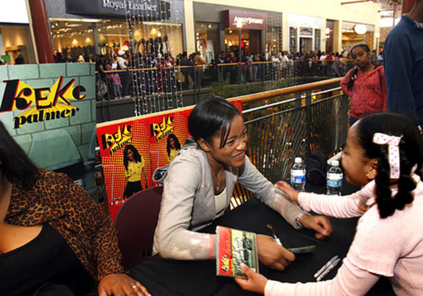 Keke Palmer sings at Stonecrest Mall
