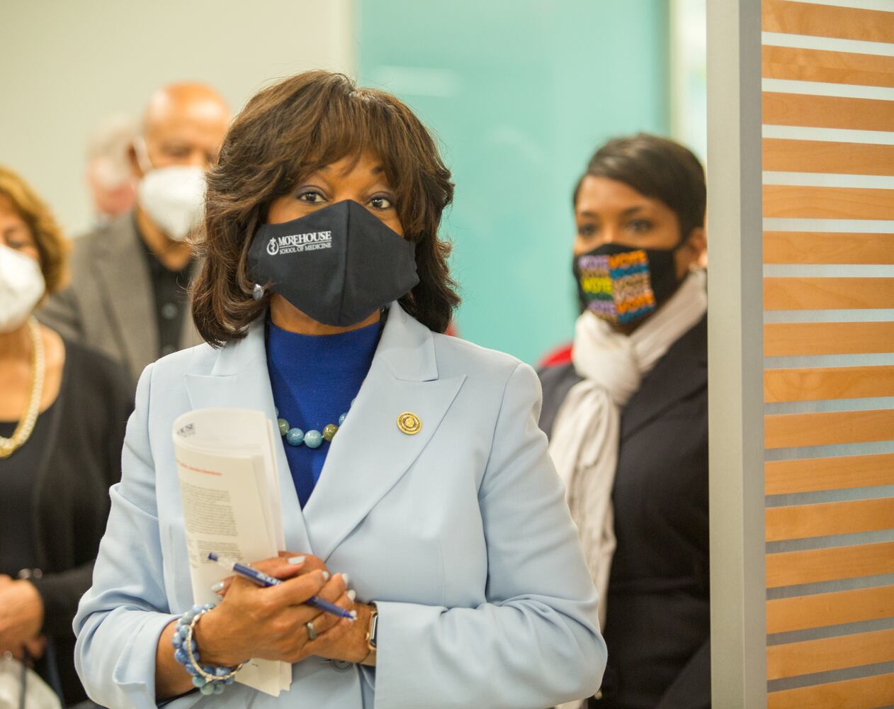 Morehouse vaccinates civil rights leaders