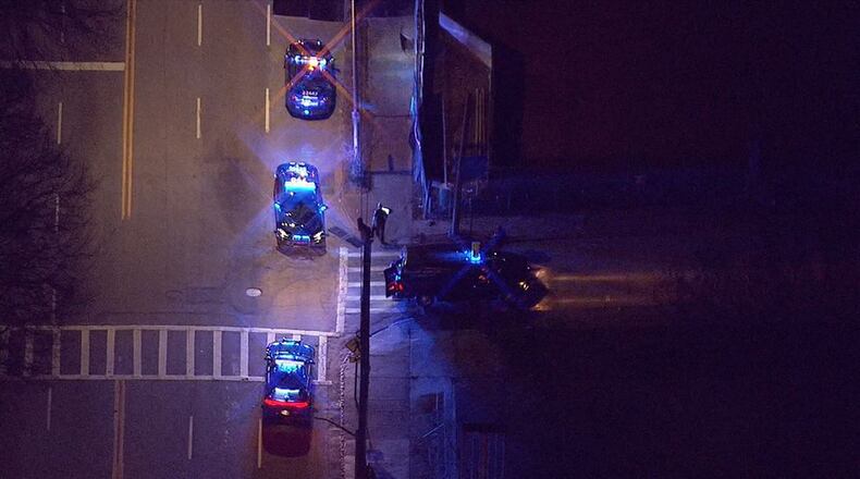 A trooper with the Georgia State Patrol was injured after being dragged by a vehicle during a traffic stop Saturday night in southeast Atlanta.