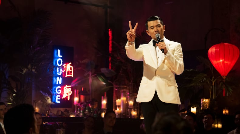 RONNY CHIENG: SPEAKEASY. Ronny Chieng in RONNY CHIENG: SPEAKEASY. Cr. Marcus Russell Price/Netflix © 2022