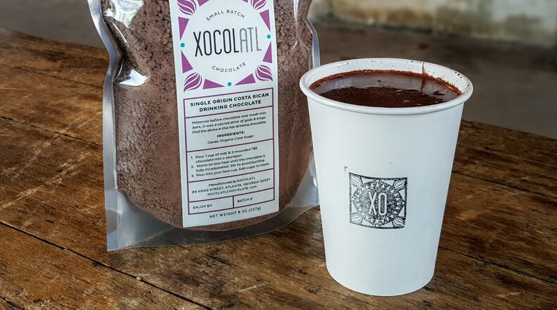 Drinking chocolate from Xocolatl is perfect to mix with milk and makes a gift gift. Photo credit: Xocolatl.