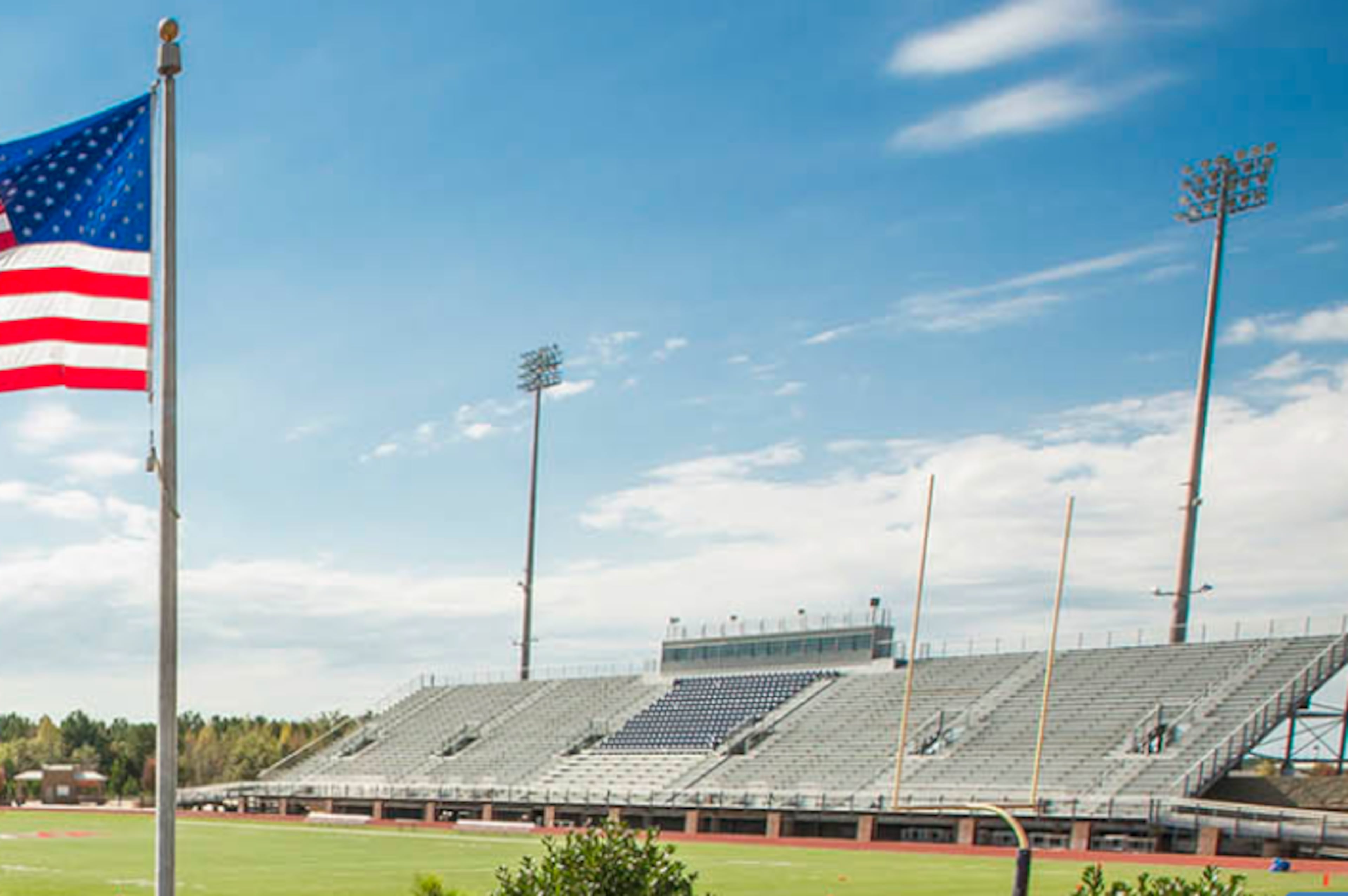 Strong Rock Christian football field