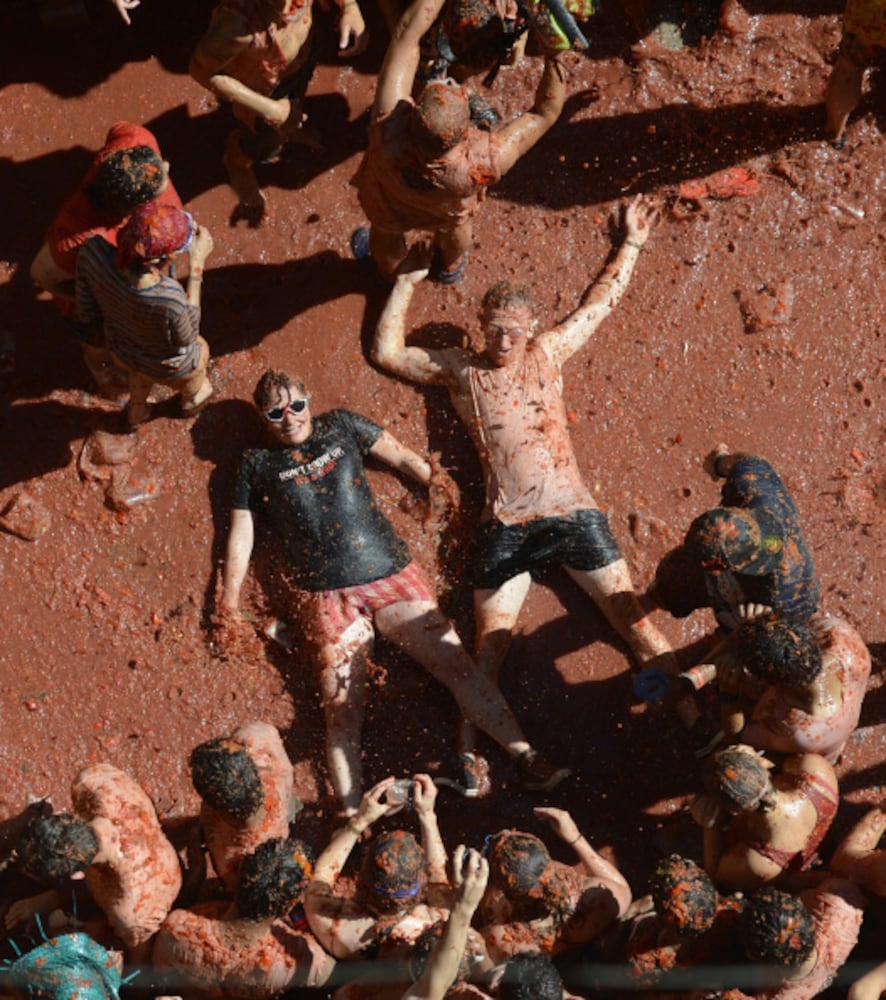 La Tomatina Festival 2014 in Spain