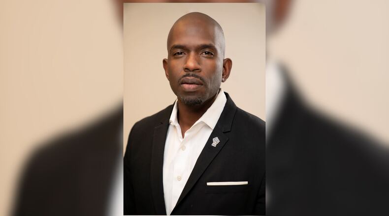 City of South Fulton Mayor khalid "Kobi" kamau has been criticized for spending on international travel and items like a pool table and mural in the mayoral suite at City Hall. (Courtesy of the city of South Fulton)