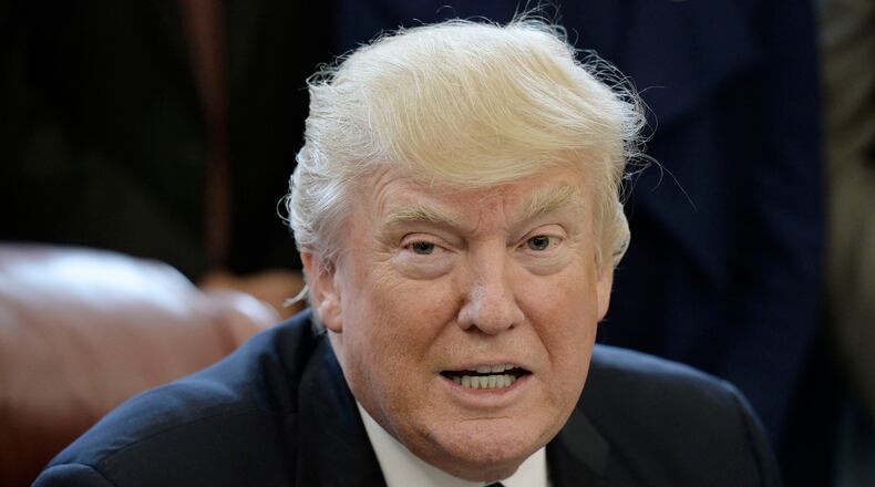 An Atlanta police spokesman said the department is working with the Secret Service after learning President Donald Trump plans to attend Monday’s game at Mercedes-Benz Stadium between Georgia and Alabama for the national college football championship. (Olivier Douliery/Abaca Press/TNS)