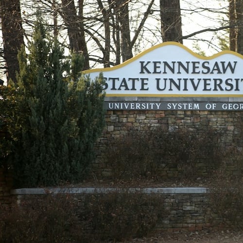 KSU said Monday a reported gas leak in the H building caused service outages impacting the Marietta campus. (AJC FIle)