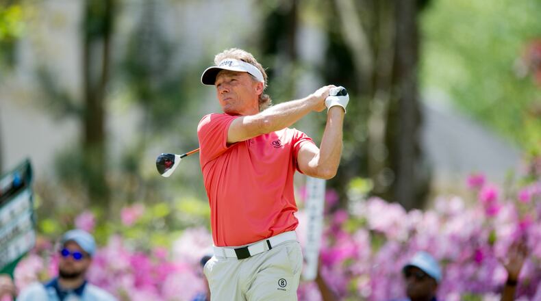 Bernhard Langer, to the shock of no one, is high up the leaderboard at TPC Sugarloaf going into Saturday's big finish.