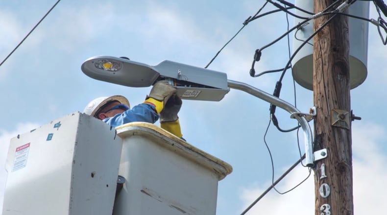 Georgia Power is installing new LED street lights in Berkeley Lake. Courtesy Georgia Power