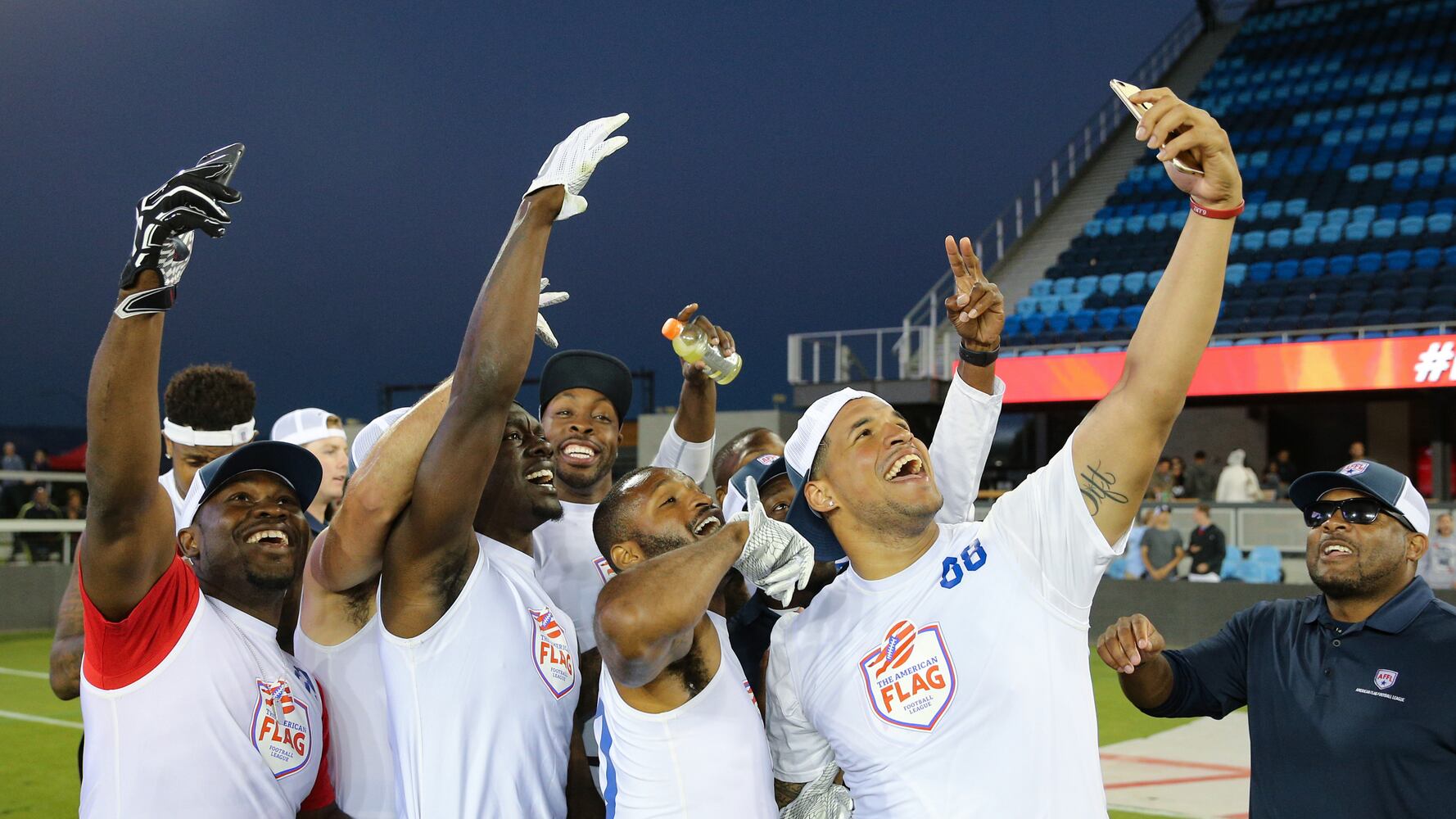 Michael Vick American Flag Football Launch Game