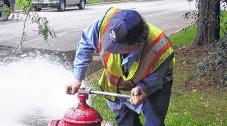 The city of College Park will be flushing fire hydrants April 1 - 6. CONTRIBUTED