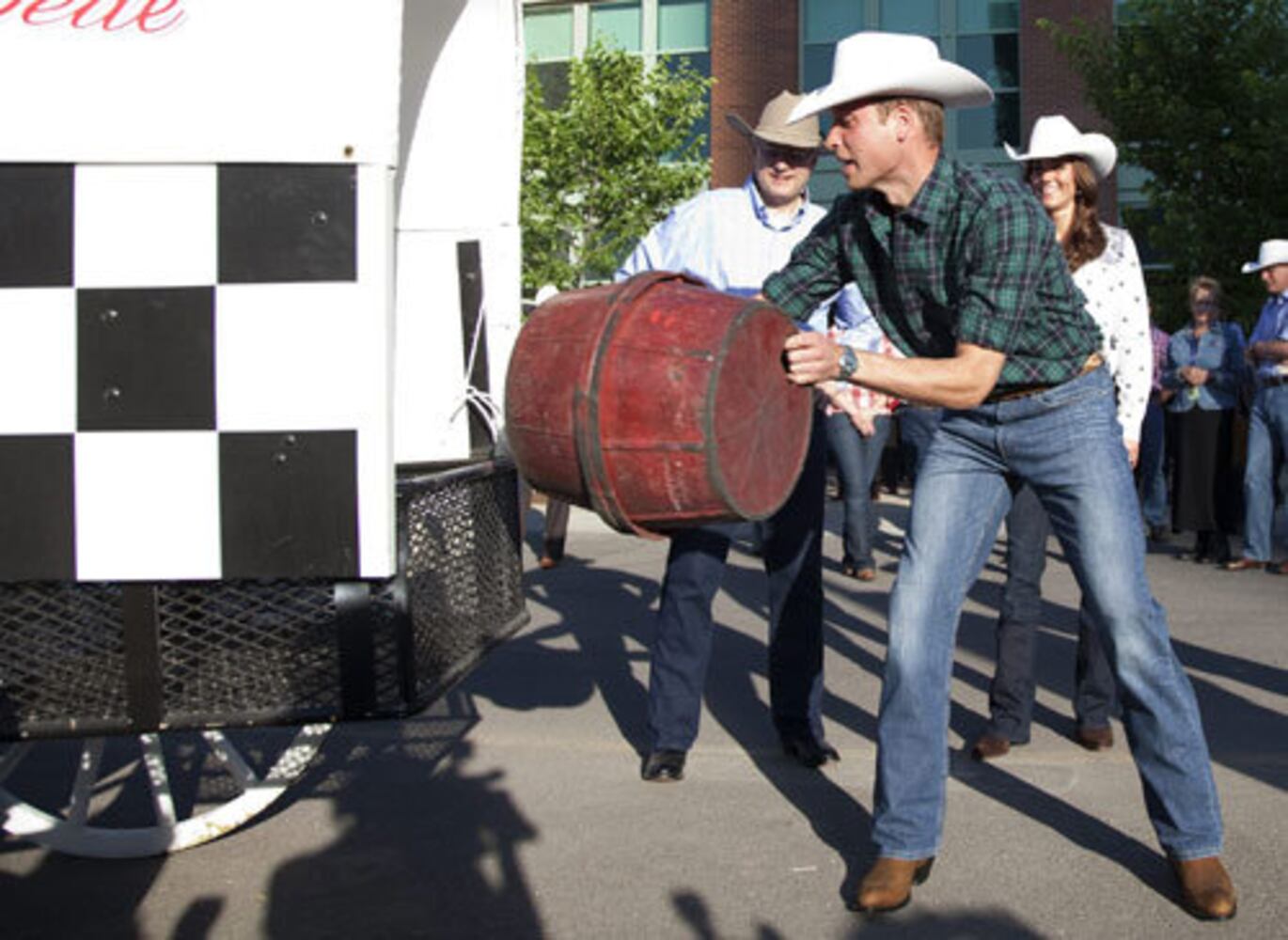 Wills and Kate gone country in Calgary