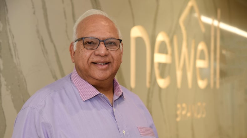 Ravi Saligram, CEO of Newell Brands, at the company’s headquarters in metro Atlanta in 2020. (Photo by Joann Vitelli)