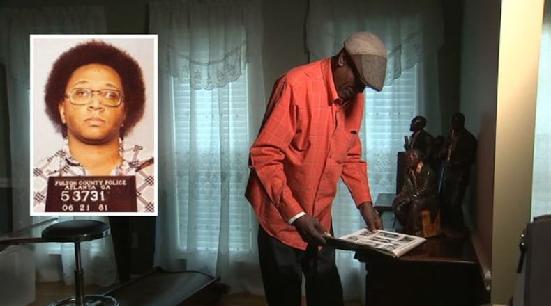 Tim Thomas has told WSB-TV in Atlanta that he fought off Wayne Williams -- the prime suspect in the Atlanta child murders -- after Williams, inset, offered the then-teenager a ride in 1976. Thomas said this is the first time he’s spoken about the experience publicly. Williams, now 60, is serving life in prison for the murders of two grown men, though he is suspected of killing about two dozen other people, mostly children.