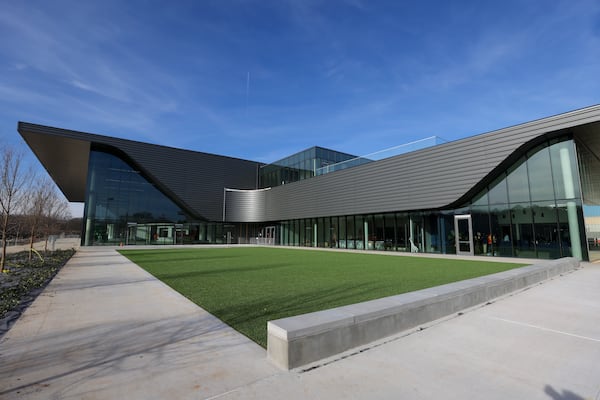 The exterior of The Arena at Southlake in Morrow, Ga.  It hosted its first event, a Floetry concert, on May 1. Clayton County Public Schools also held its graduations at the space in May. (Jason Getz/AJC)