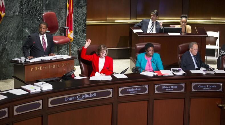 The Atlanta City Council is taking up legislation on Tuesday that cracks down on lavish spending with city cards.