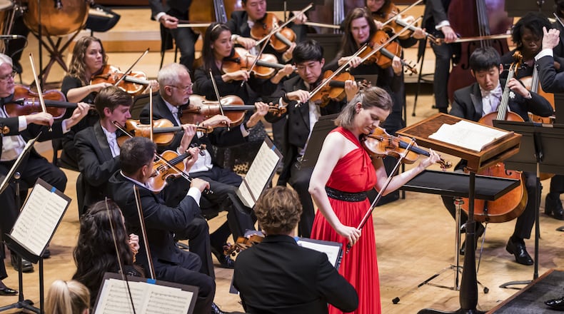 Violinist Veronika Eberle joined the ASO for Beethoven's Violin Concerto. Photo courtesy of Raftermen