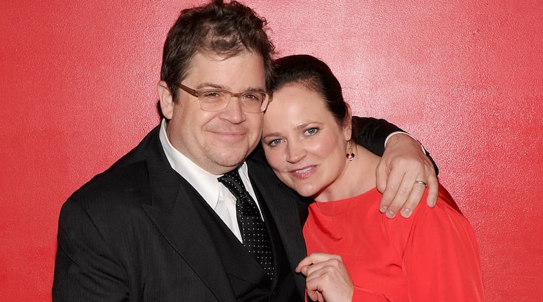Patton Oswalt and Michelle McNamara attend the "Young Adult" world premiere after party at the Hudson Terrace on December 8, 2011 in New York City. (Photo by Jamie McCarthy/Getty Images)