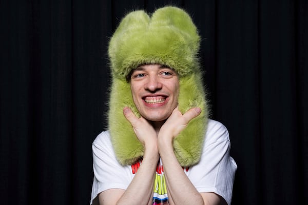 Singer Nemo poses for portrait photographs on Friday, April 25, 2025, in London. (Photo by Scott A Garfitt/Invision/AP)
