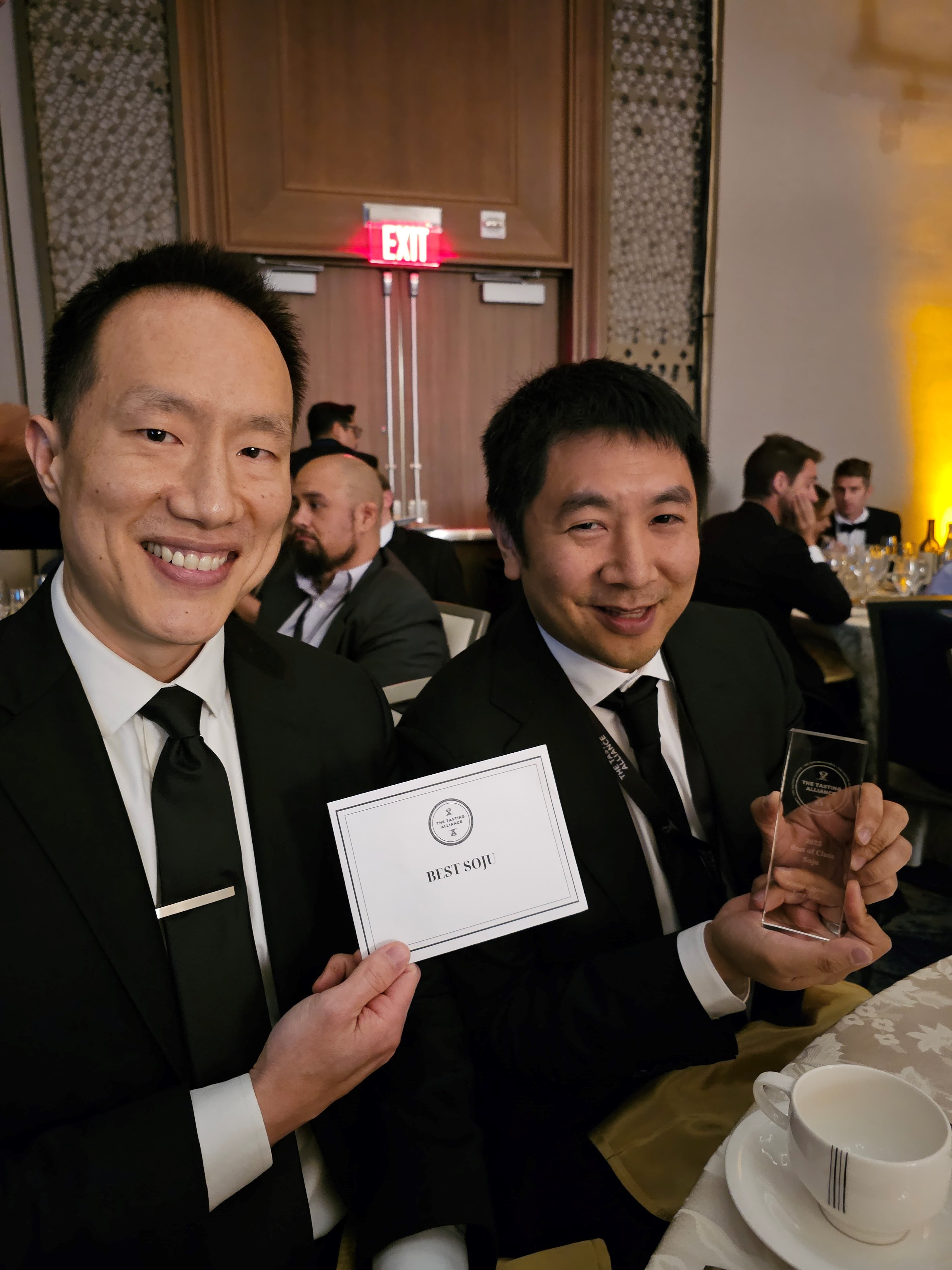 Yong Original Soju made by Minhwa Spirits won double-gold at the 2025 San Francisco World Spirits Competition. (Courtesy of Elaine Chon)