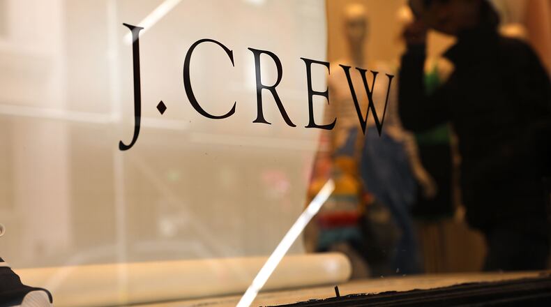 NEW YORK, NY - MAY 12:  A  J. Crew store stands in lower Manhattan on May 12, 2017 in New York City. Comparable sales for the apparel retailer fell 6.7% in its most recent fiscal year on top of an 8.2% drop the year before. J. Crew announced on Tuesday that it was getting rid of 150 full-time and 100 open positions.  (Photo by Spencer Platt/Getty Images)