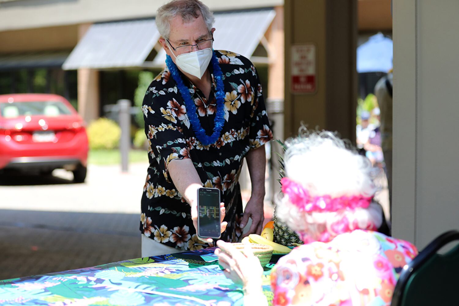 PHOTOS: Pandemic can’t stop birthday party for 105-year-old
