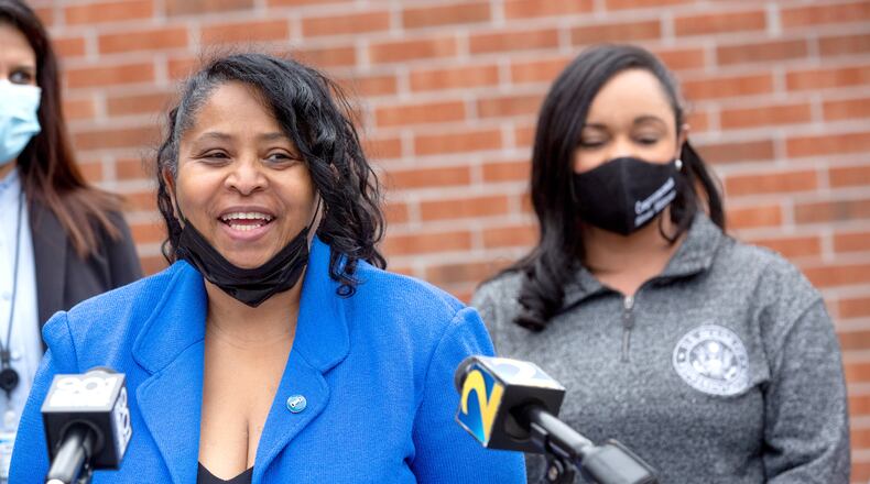 District 10 Councilwoman Andrea Boone chairs the Committee on Council for the Atlanta City Council. STEVE SCHAEFER FOR THE ATLANTA JOURNAL-CONSTITUTION