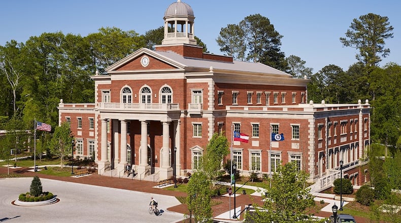 The crosswalks are a transportation special purpose local option sales tax project approved by voters last November. (Courtesy City of Alpharetta)