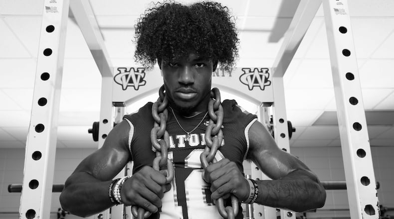 A four-year starter, Ware County quarterback Thomas Castellanos has passed for 5,097 yards and rushed for 2,713 yards in his career. Castellanos is Ware County’s highest-rated prospect in more than 20 years and is the first Super 11 selection since Fred Gibson in 2000. (Tyson Alan Horne / Tyson.Horne@ajc.com)